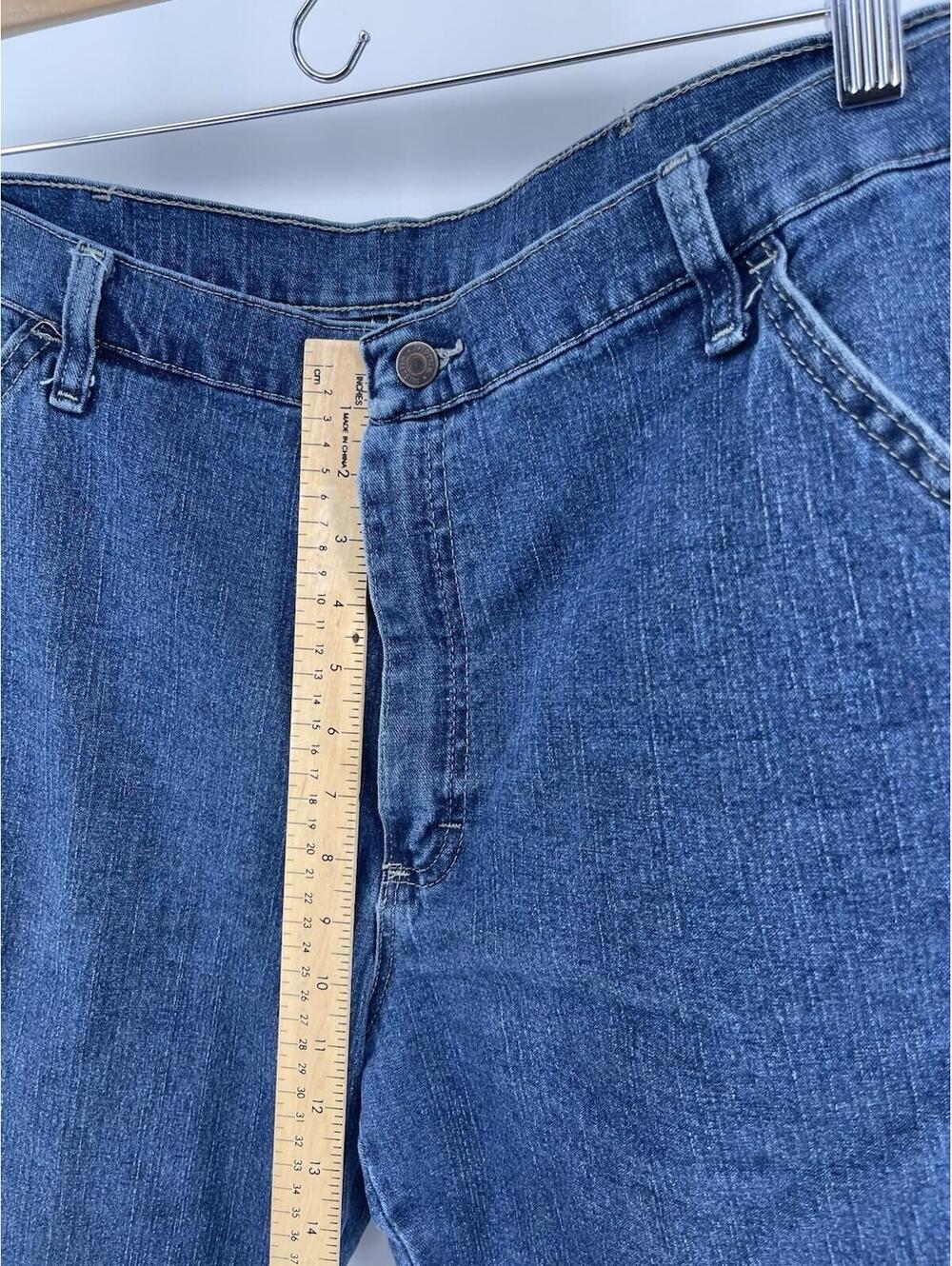 Wrangler Carpenter Vintage Men's‎ Blue Jeans Short Size 36 - Picture 7 of 8